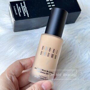 New Bobbi Brown LongWear SPF15 Shine Control Foundation~Cool Sand~Full Size 30ml